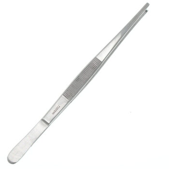 Pincett kirurg med klo 2x3 18cm