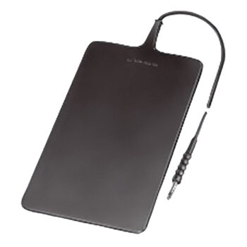 Gummineutralelektrod 8x15cm med 4m kabel