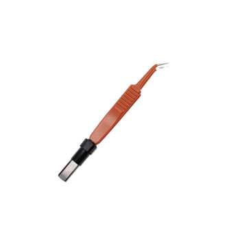 Pincett non-stick argentum bipolär vinklad 0,25mm i spets 110mm