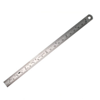 Kirurglinjal rostfritt stål bredd 13mm 20cm