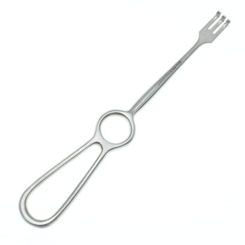 Sårhake Volkmann 3-kloig trubbig 22cm