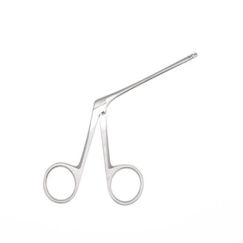 Krokodiltång öron Hartmann kupad 2mm, 8,5cm
