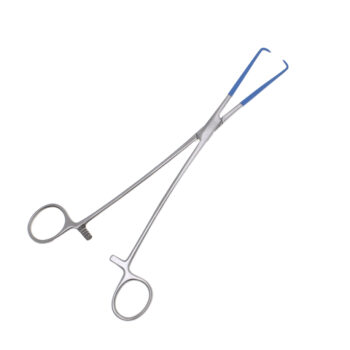 Tång Schröder Cervixtång klotång isolerad med fina spetsar 1x1 25cm