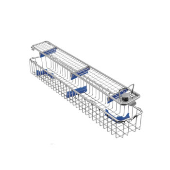 Korg sterilisation galler, för 2 endoskop, 460x80x52
