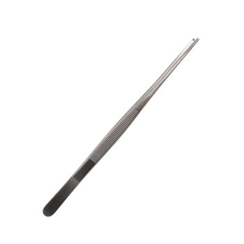 Pincett vävnad delikat med klo 1x2 20cm