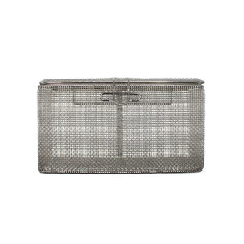 Korg trådkorg med lock sterilisation galler 190x85x100mm