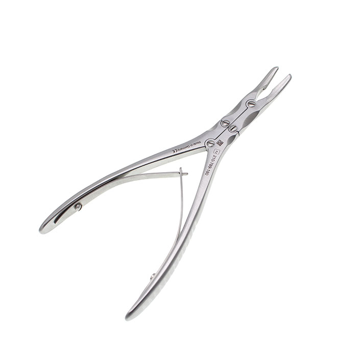 Gougetång Beyer dubbelledad böjd 3mm 18cm