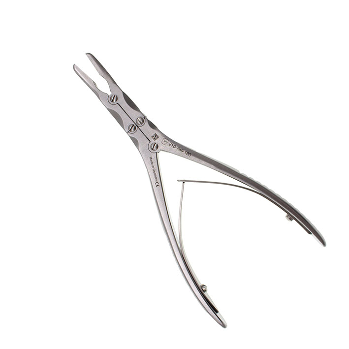 Gougetång Beyer dubbelledad böjd 3mm 18cm